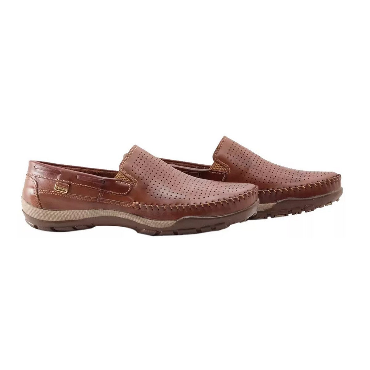 Mocassim de Couro Masculino Sapatilha Tertuliano - Tabaco