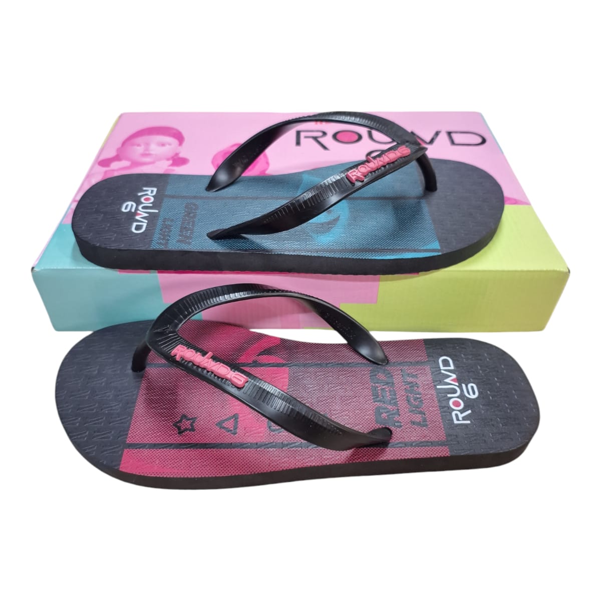 Chinelo de Dedo Netflix Round 6 Light Edição Limitada Preto