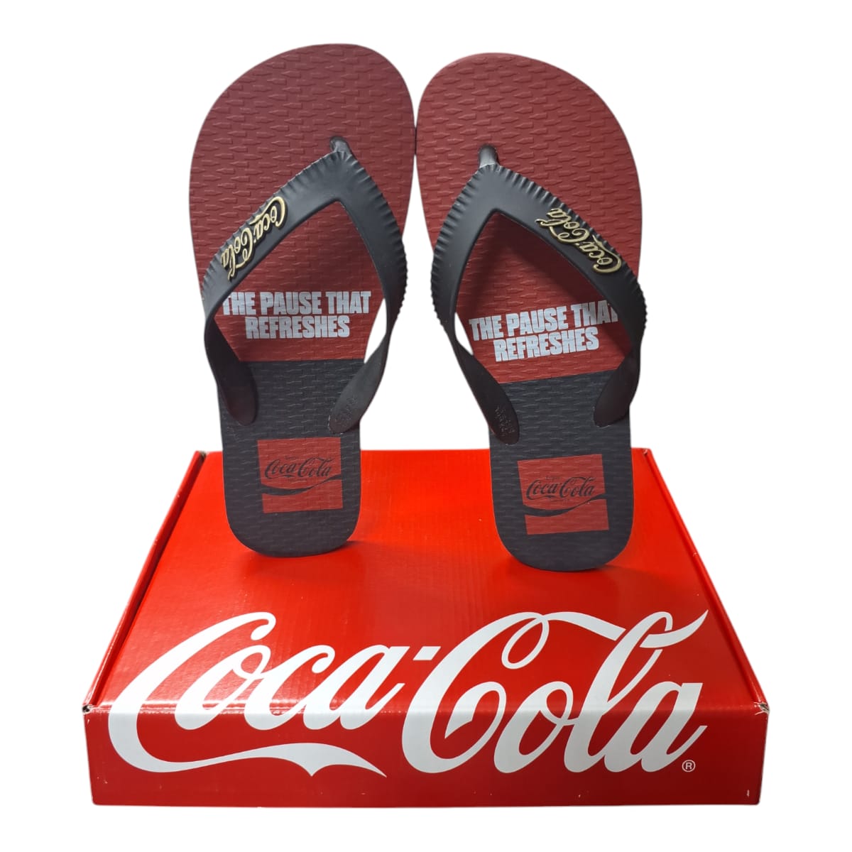 Chinelo Masculino Coca Cola Block Preto / Vermelho CC3850