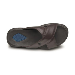 Chinelo Masculino em Couro Pegada Dubay 134306 Amortech