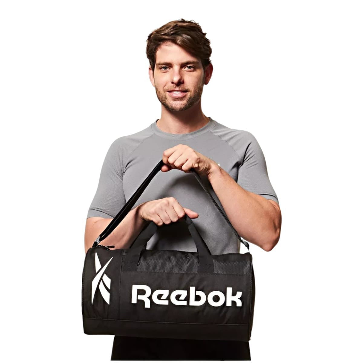Bolsa Esportiva Unissex Dayley 22L Preto e Branco Reebok