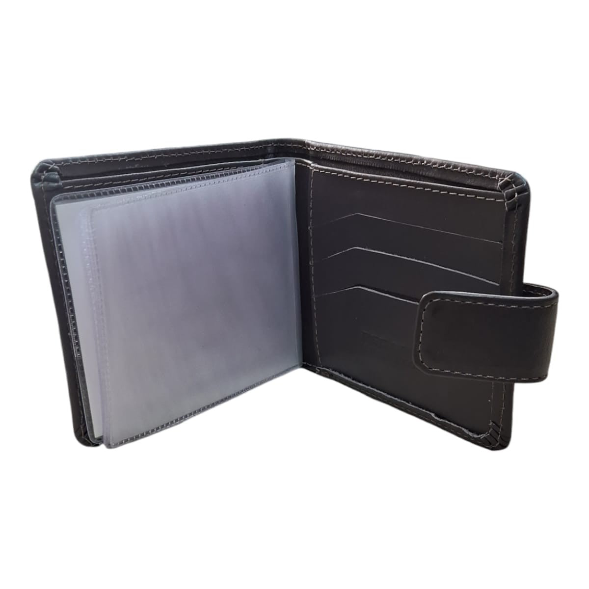 Carteira Masculina Pegada em Couro Soft Café CA003903