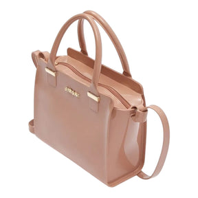 Bolsa Petite Jolie Love Média Alça Mão Tiracolo 5214 Avelã
