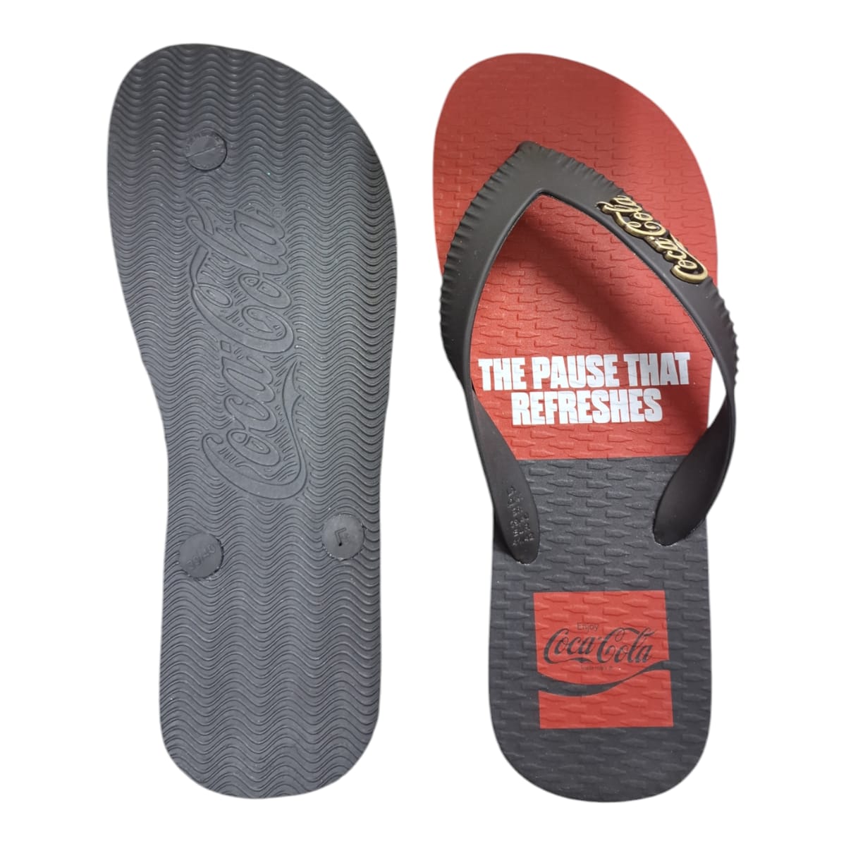 Chinelo Masculino Coca Cola Block Preto / Vermelho CC3850