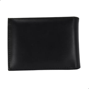 Carteira Pegada Masculina em Couro Preto CA032103